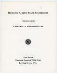 June 1959 Commencement Program