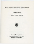 August 1959 Commencement Program