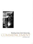December 2003 Commencement Program by Bowling Green State University