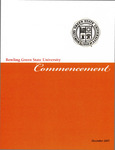 December 2007 Commencement Program by Bowling Green State University