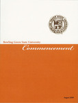 August 2008 Commencement Program by Bowling Green State University