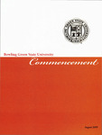 August 2009 Commencement Program by Bowling Green State University
