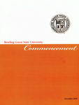 December 2009 Commencement Program by Bowling Green State University