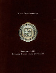 December 2011 Commencement Program by Bowling Green State University