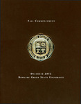 December 2012 Commencement Program by Bowling Green State University