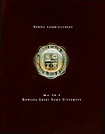 May 2013 Commencement Program by Bowling Green State University
