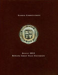 August 2013 Commencement Program by Bowling Green State University