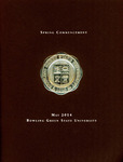 May 2014 Commencement Program by Bowling Green State University