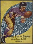 BGSU Football Program: October 21, 1939