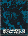 BGSU Football Program September 22, 1979 by Bowling Green State University. Department of Athletics