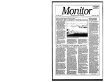 Monitor Newsletter October 29, 1990 by Bowling Green State University
