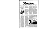 Monitor Newsletter October 03, 1983 by Bowling Green State University