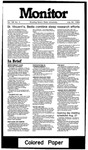 Monitor Newsletter July 30, 1984 by Bowling Green State University