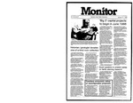Monitor Newsletter January 21, 1985 by Bowling Green State University