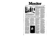 Monitor Newsletter April 01, 1985 by Bowling Green State University