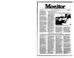 Monitor Newsletter May 06, 1985 by Bowling Green State University