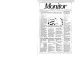 Monitor Newsletter November 16, 1987 by Bowling Green State University
