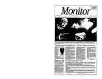 Monitor Newsletter October 30, 1989 by Bowling Green State University