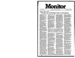 Monitor Newsletter November 12, 1984 by Bowling Green State University