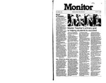 Monitor Newsletter April 22, 1985