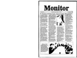 Monitor Newsletter November 03, 1986 by Bowling Green State University